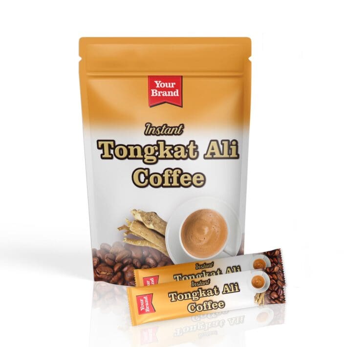 Instant Tongkat Ali Coffee - Food & Beverage product by Edmark Industries, ISO certified OEM manufacturer Malaysia
