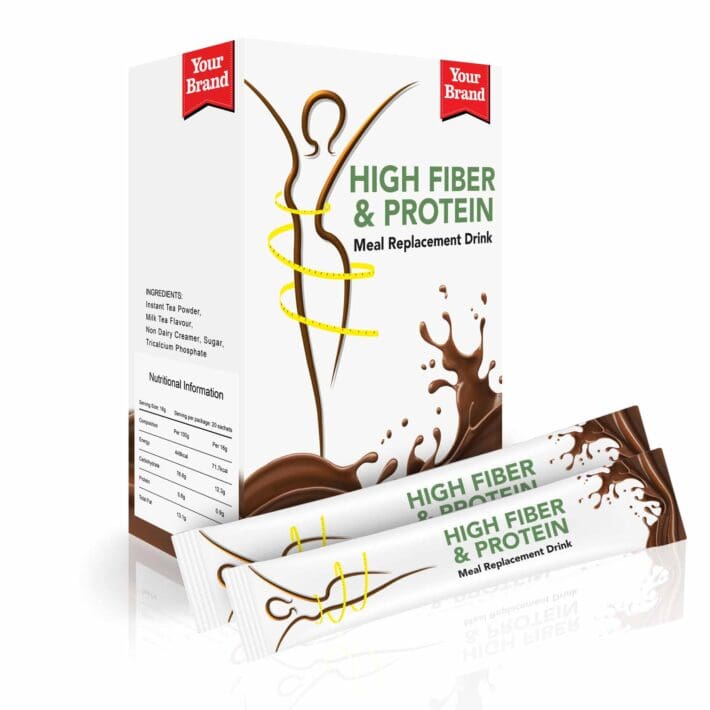 Meal Replacement Drink - Food & Beverage product by Edmark Industries, ISO certified OEM manufacturer Malaysia