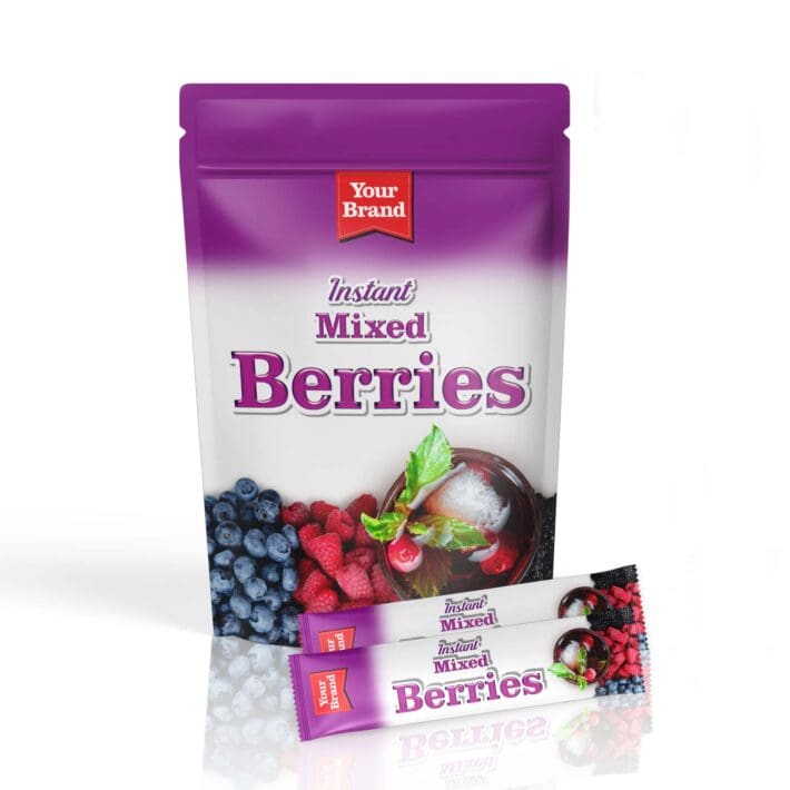 Mixed Berries Drink - Food & Beverage product by Edmark Industries, ISO certified OEM manufacturer Malaysia