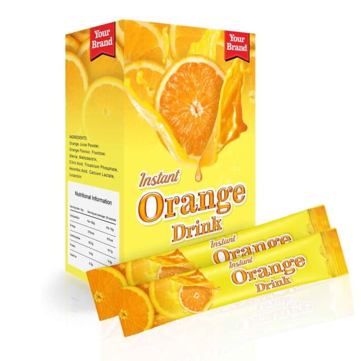 Vitamin C Orange Drink - Food & Beverage product by Edmark Industries, ISO certified OEM manufacturer Malaysia
